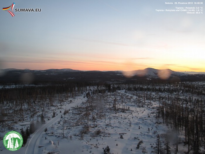 Poledník jih 29. prosince