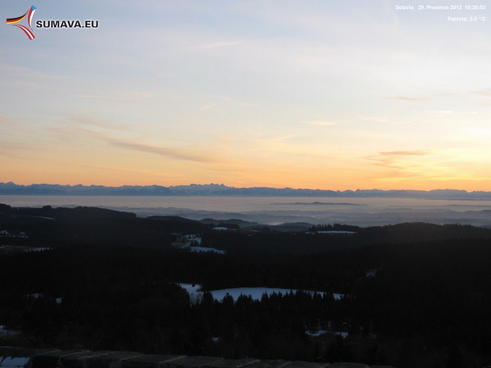 Vítkův Kámen jih 29. prosince