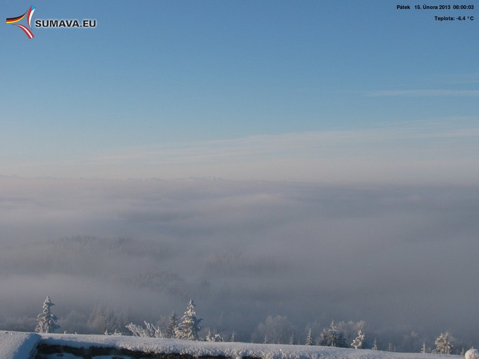Vítkův Kámen jih 15. února
