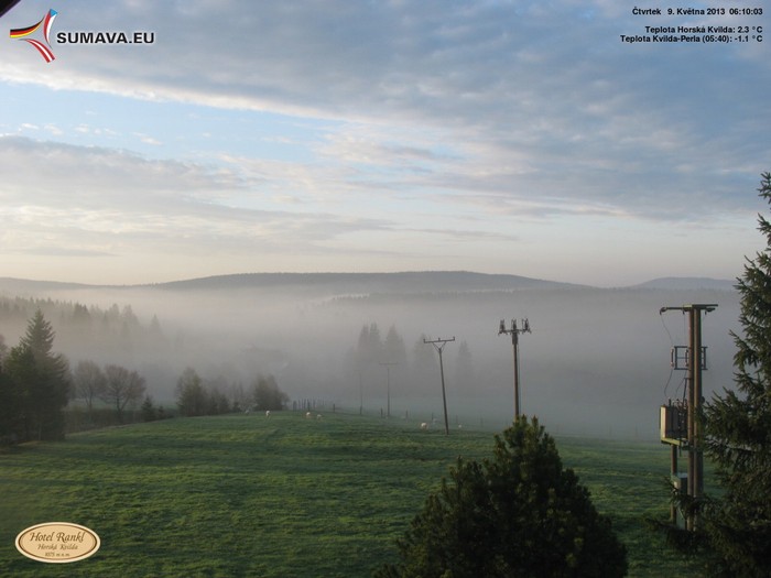 Horská Kvilda 9. května