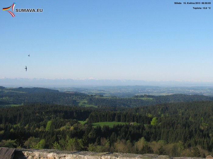 Vítkův Kámen jih 15. května