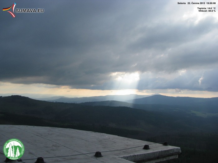 Poledník západ 22.6.