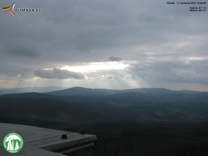 Poledník západ 11.7.