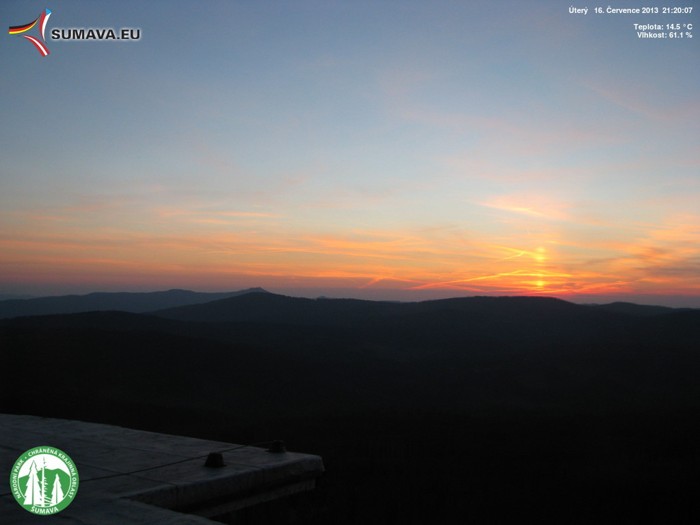 Poledník západ 16.7. 