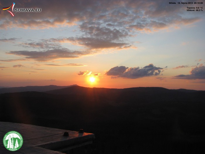 Poledník západ 14.8.