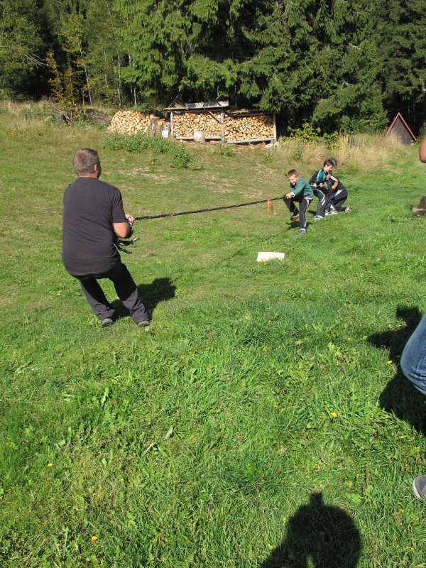 přetahování lanem