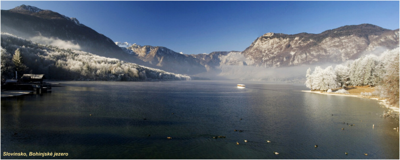 slovinsko, bohinjské jezero