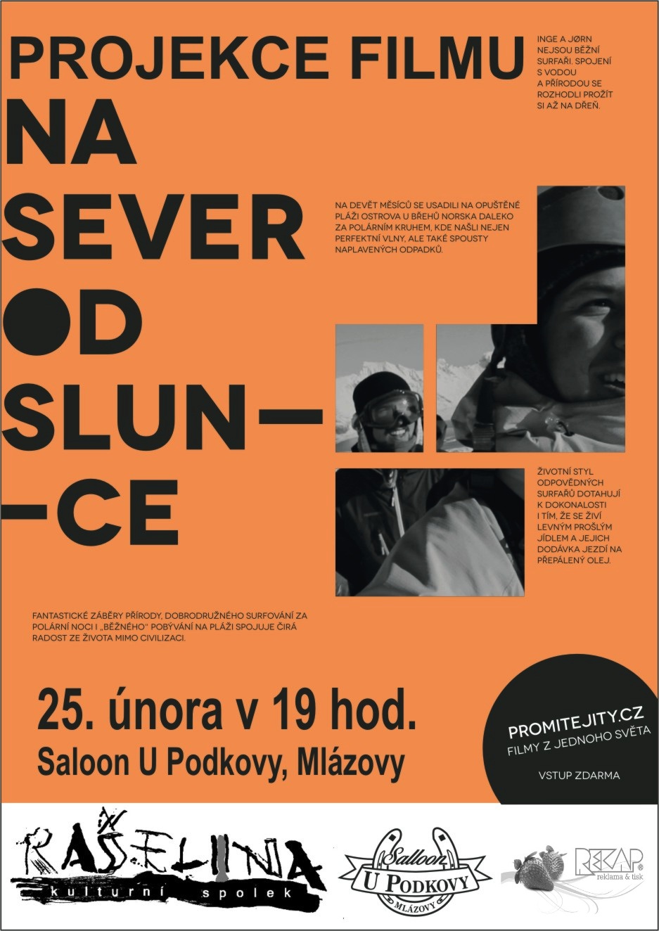 plakat promitani sever slunce