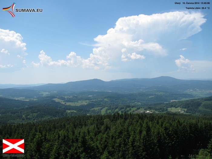 Libín západ 10. června