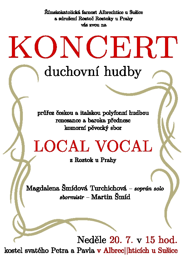 koncert albrechtice