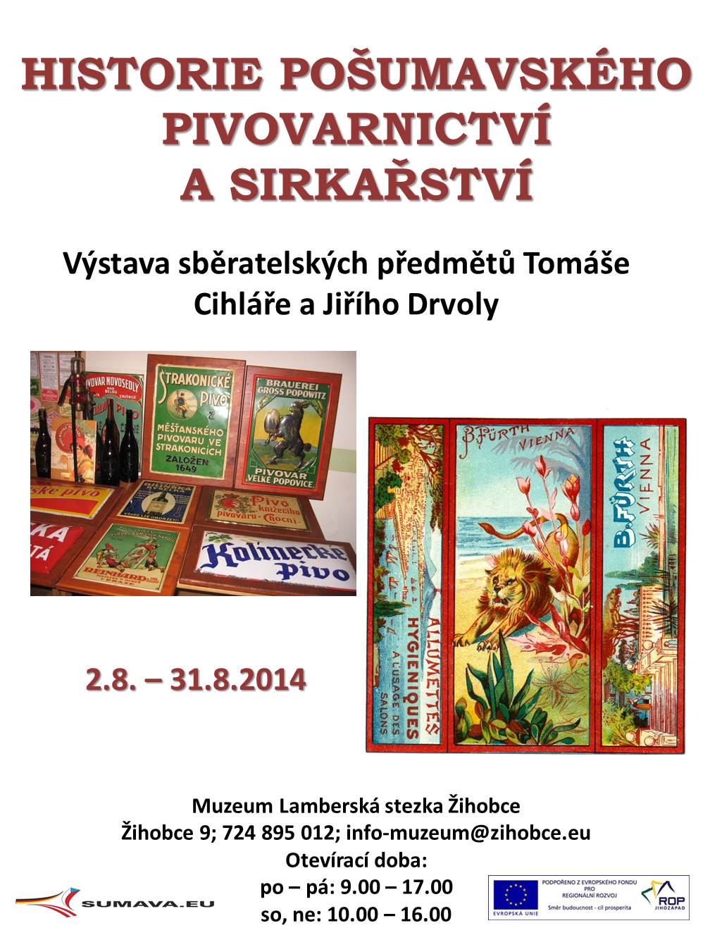 historie pivovarnictví a sirkařství