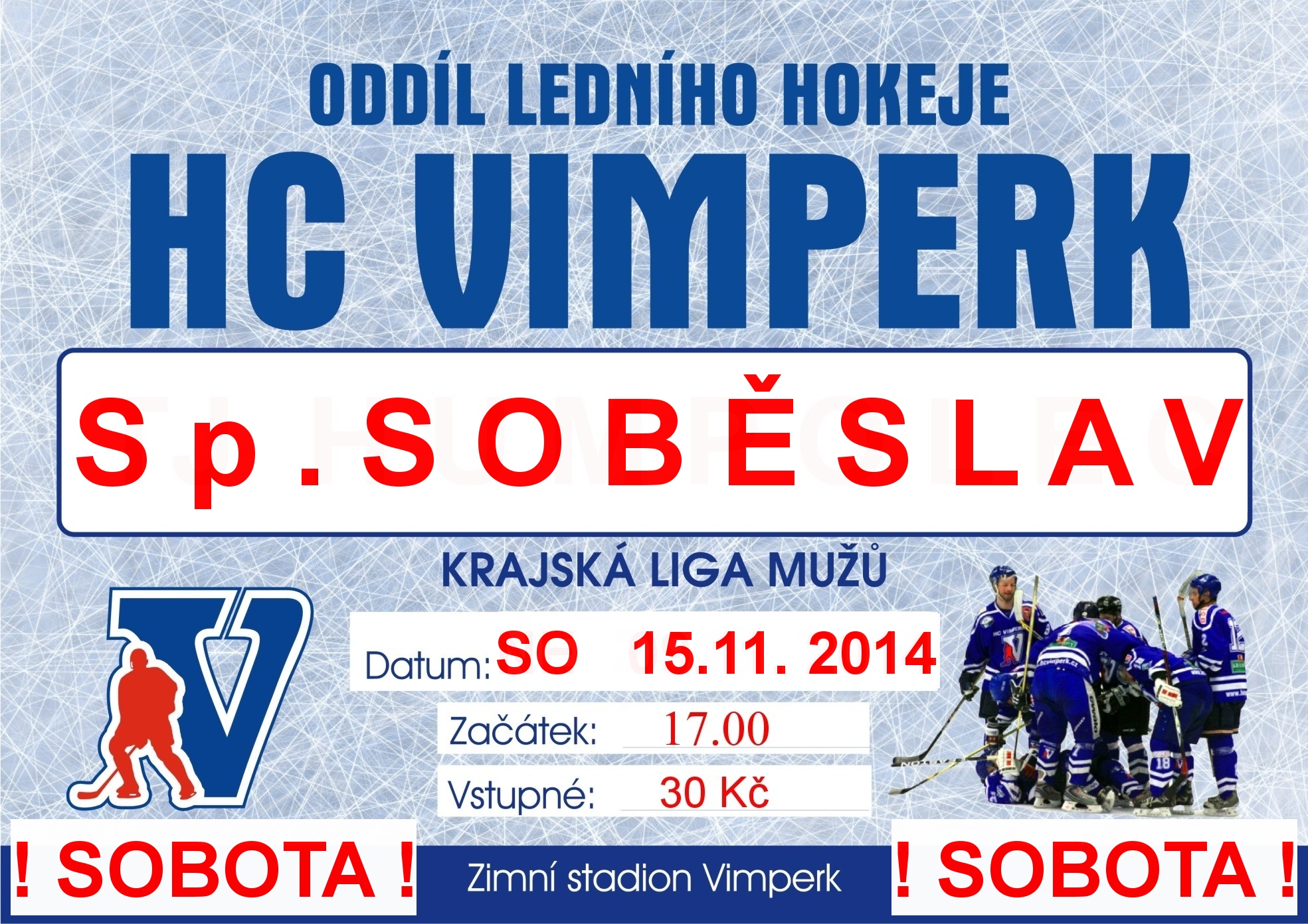 hokej sobeslav sobota