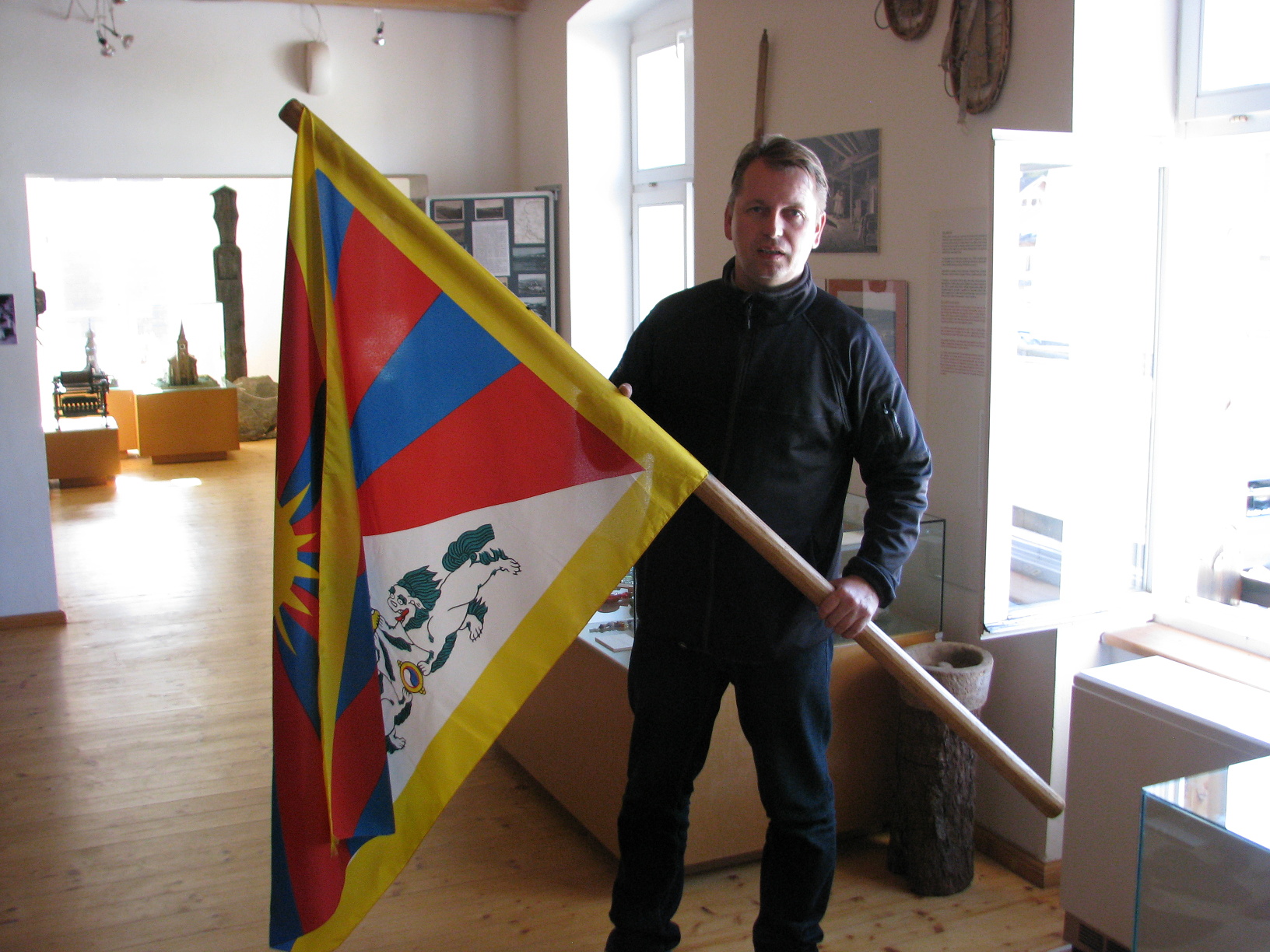 Vlajka pro Tibet - Kvilda 002