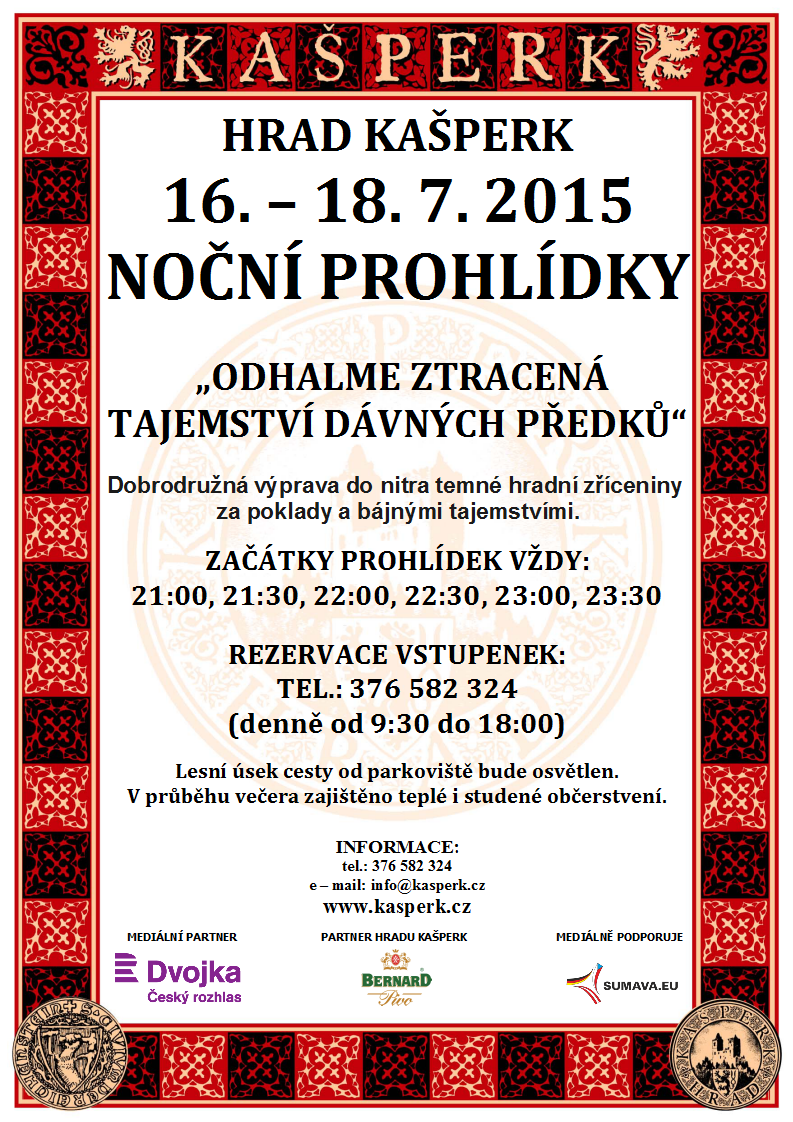 nocni prohlidky cervenec 2015