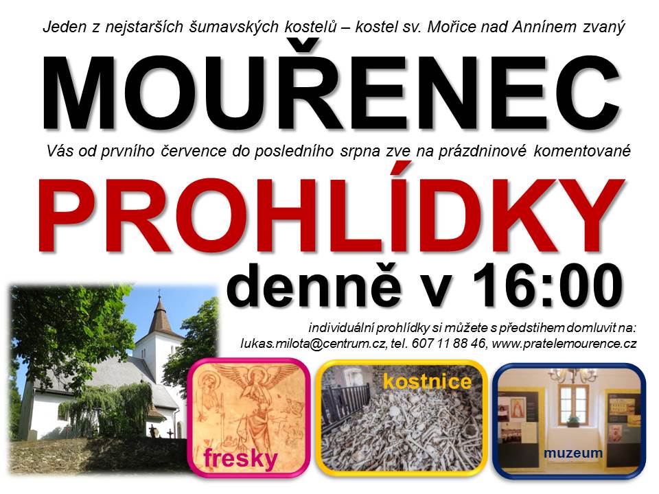 prohlidky mourenec