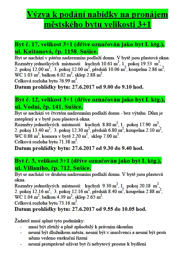 bydlenisusice cerven