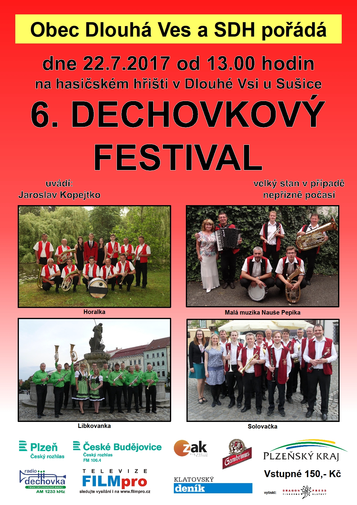 22. 7. dechovky plakat