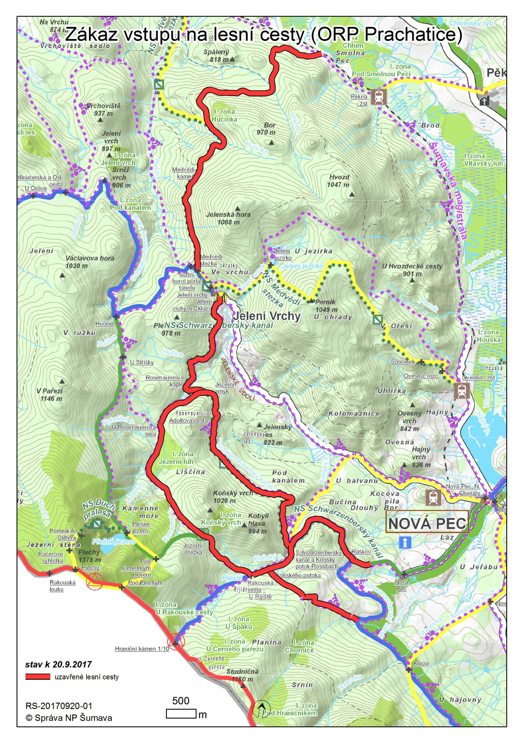 uzavírky stozec rijen