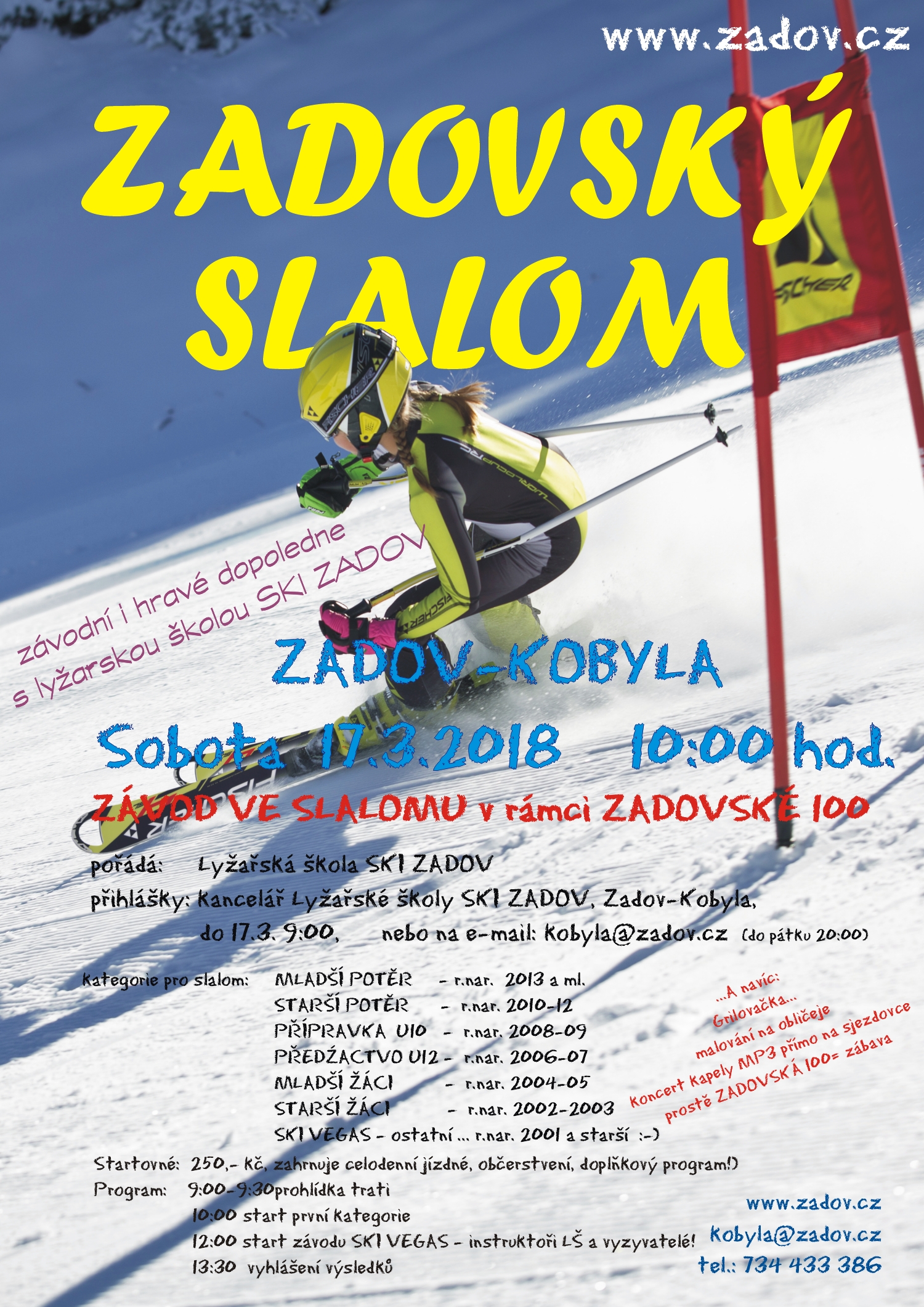  slalom plakát 2018