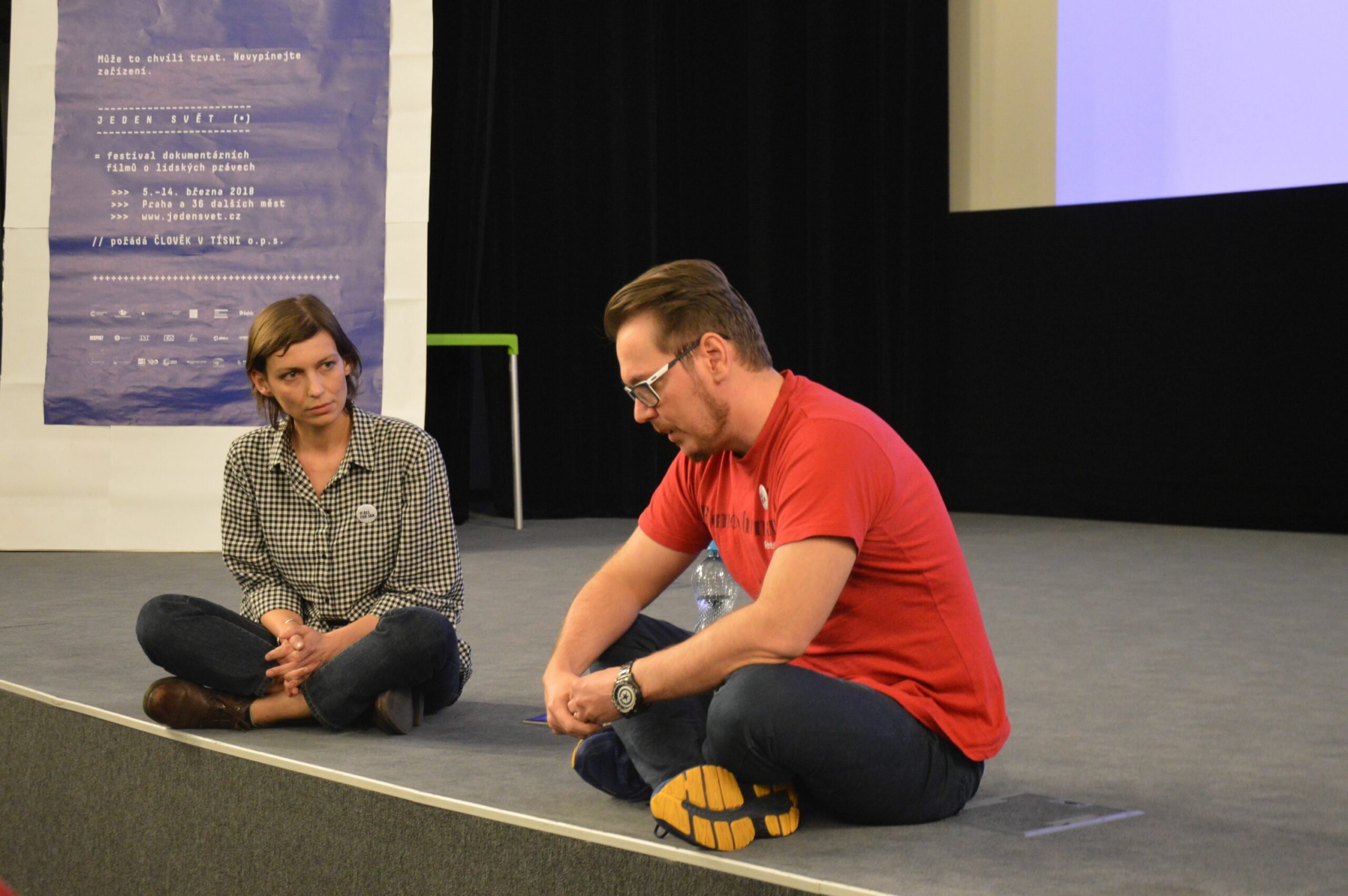 hoste slavnostniho zahajeni  katerina eliasova a brano ondrasik meciar