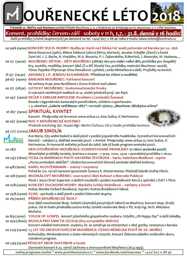 mourenecke leto 2018 - aktualizovane