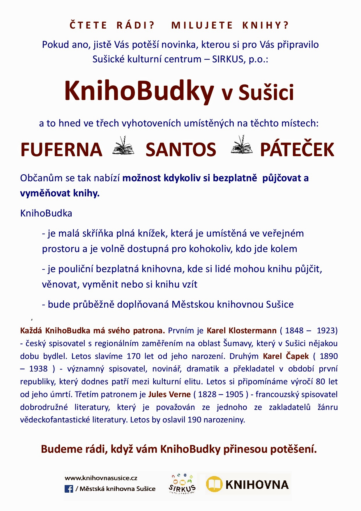 knihobudky v sušici