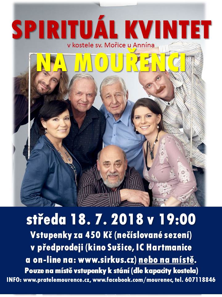 spiritual kvintet avizo