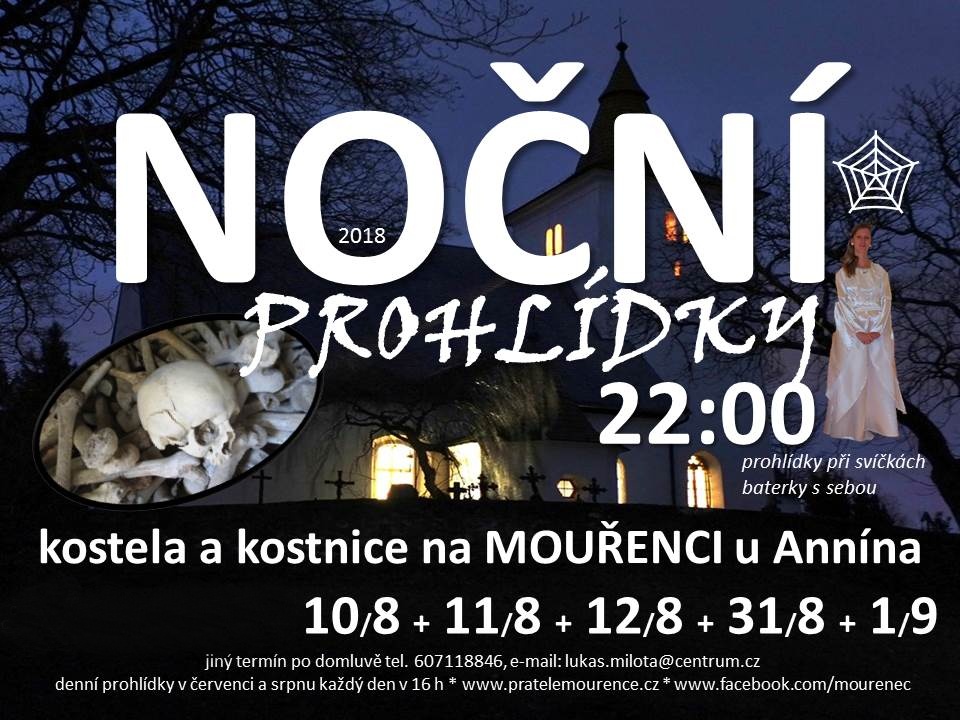 nocni prohlidky mourence 2018