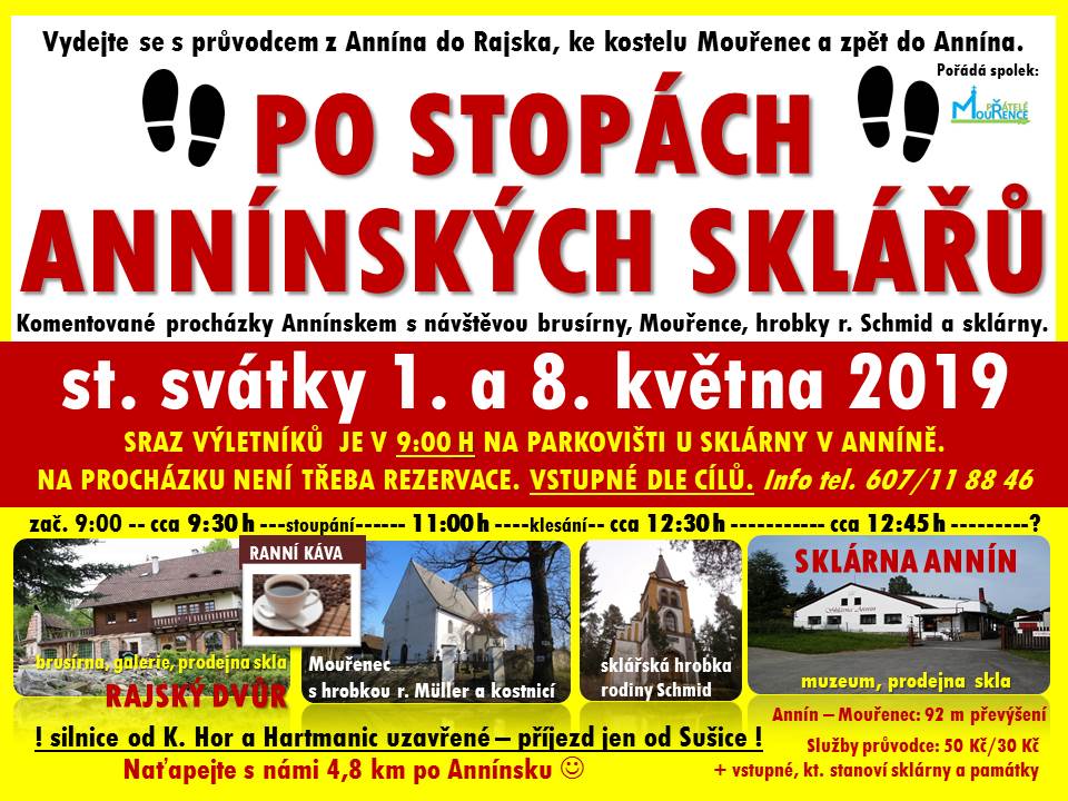 po stopach anninskych sklaru - kveten 2019