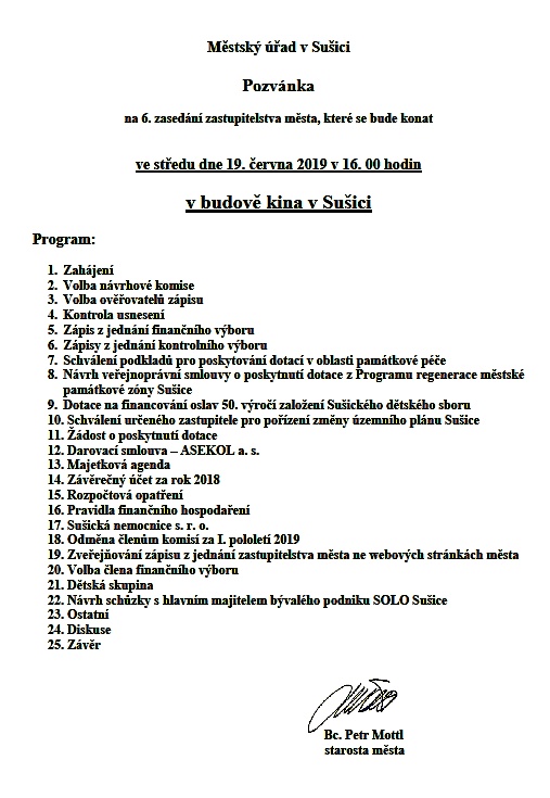 pozvánka na 6. zm 19. 6. 2019