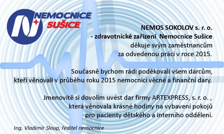 Nemocnice není „za vodou“