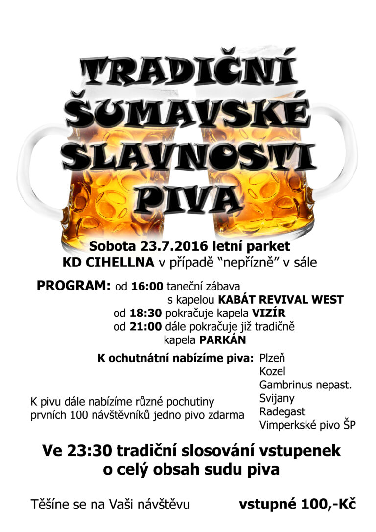 Tradiční pivní slavnosti