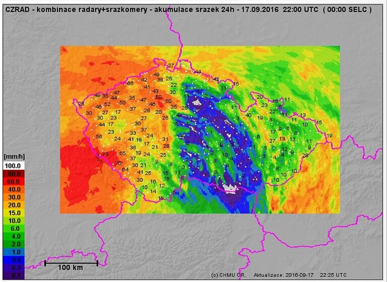 Na Klatovsku spadlo až 70 mm srážek