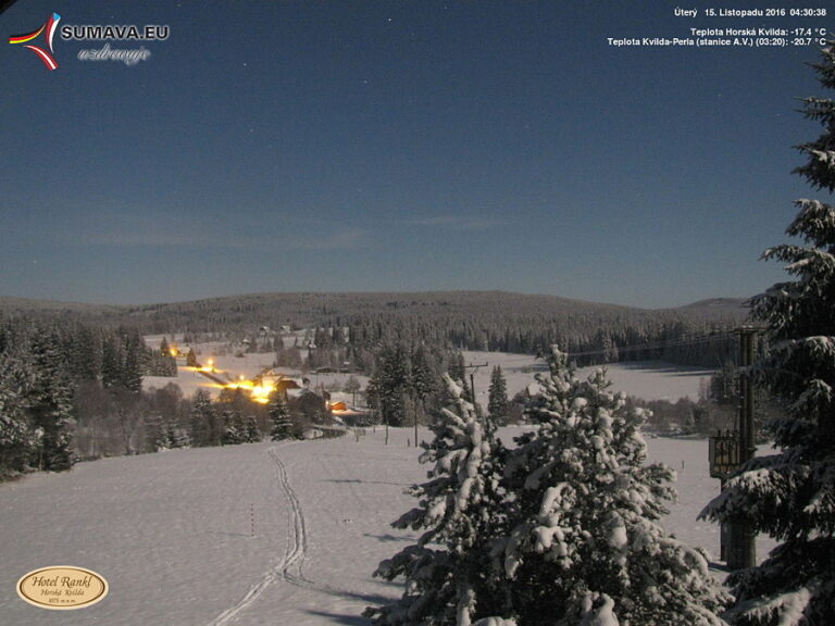Mráz na Perle pokořil -20°C