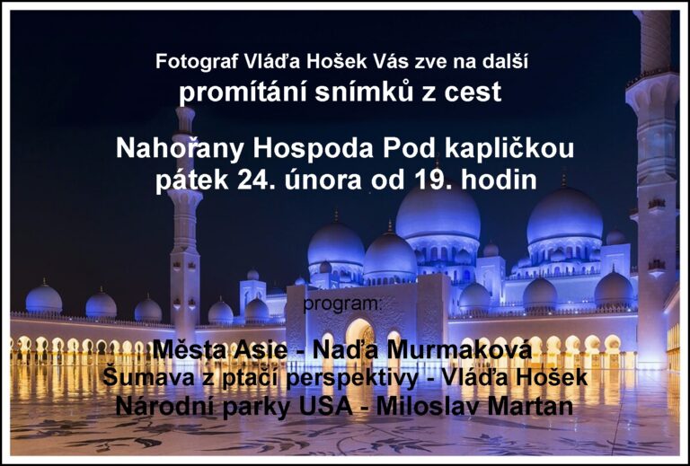Dnešní promítání na Kvildě