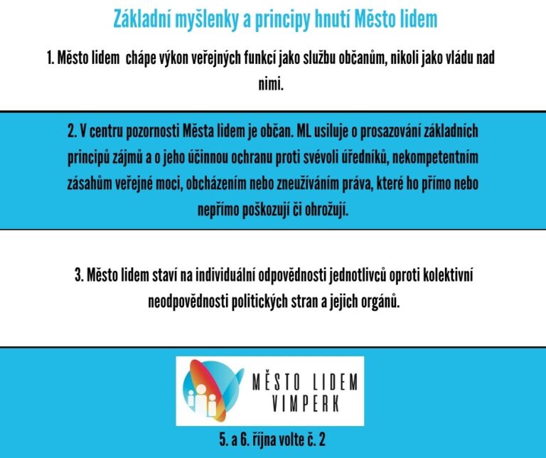 Město Lidem: Základní myšlenky