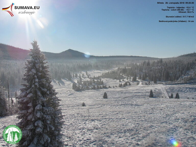 Na Březníku -22,7°C