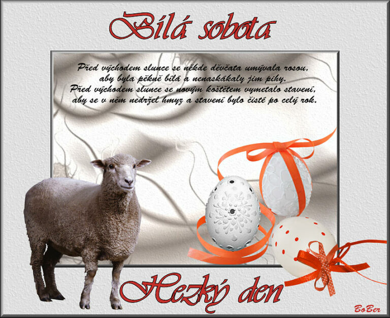 Pašijový týden – BÍLÁ SOBOTA