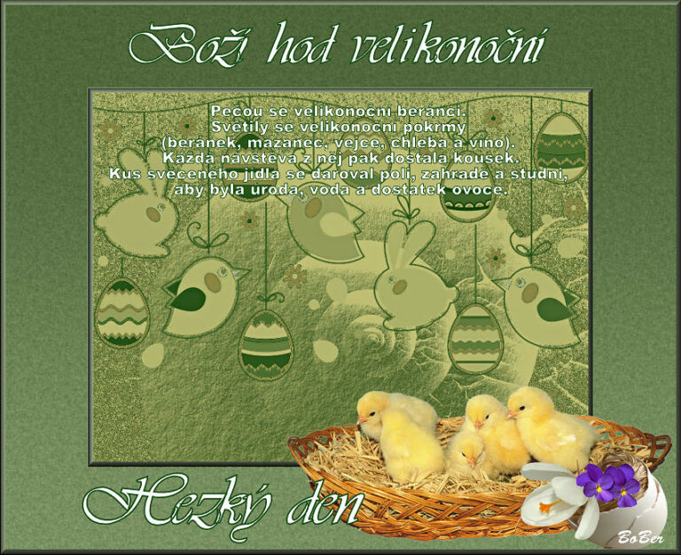 Pašijový týden – BOŽÍ HOD VELIKONOČNÍ
