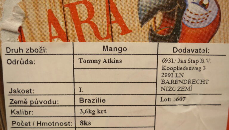 SZPI zjistila  na trhu mango s pesticidy