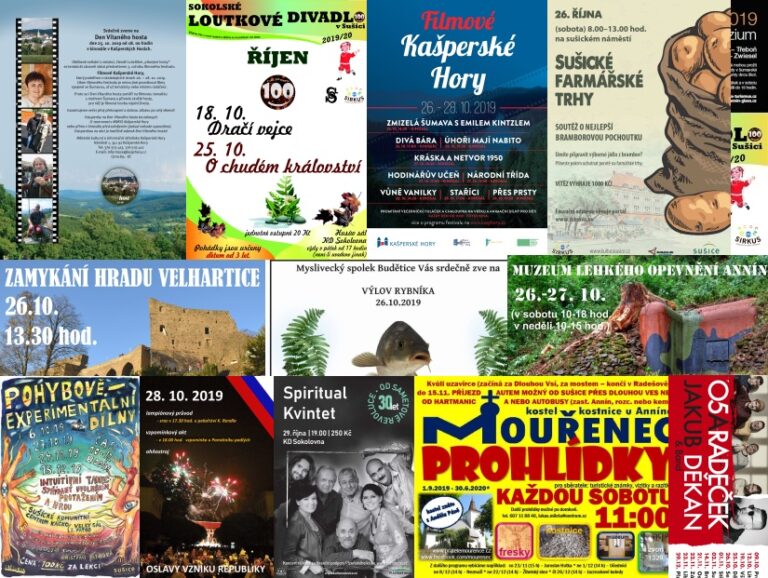 VÍKENDOVKY a  podzimní prázdniny / 25.-30. října