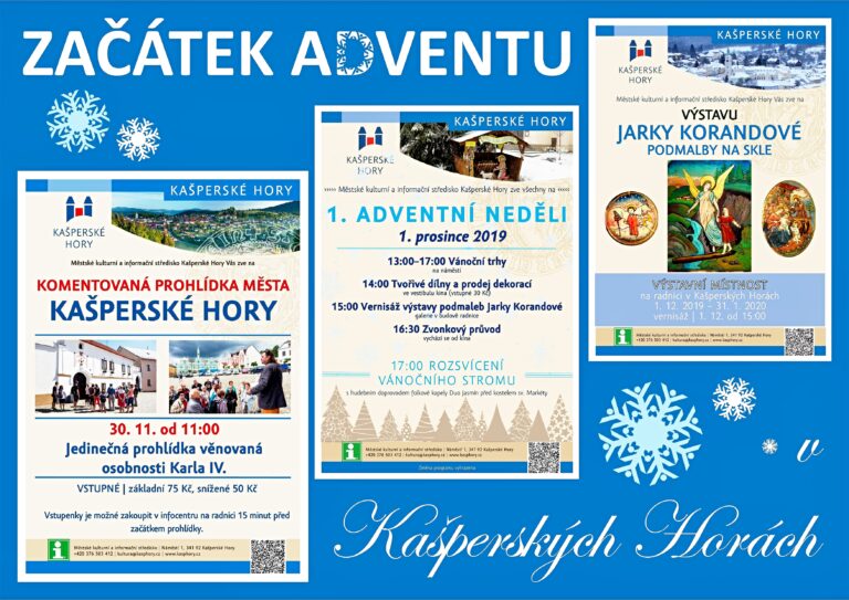 Začátek adventu v Kašperských Horách