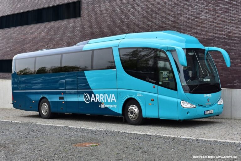 Prezentační jízdy modrých autobusů