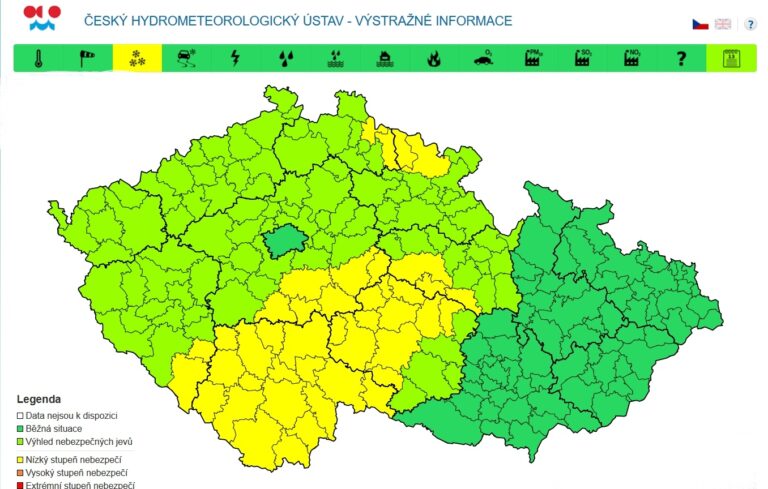 Od zítřka sníh už od středních poloh