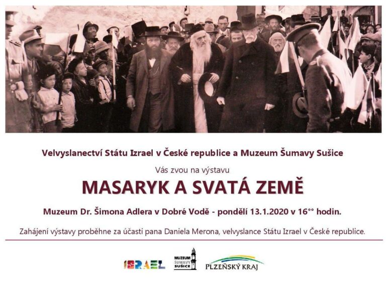 Izraelský velvyslanec zahájí výstavu Muzea Šumavy