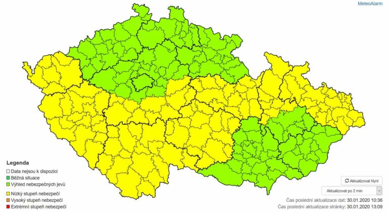Silný vítr nás bude provázet pravděpodobně i o víkendu