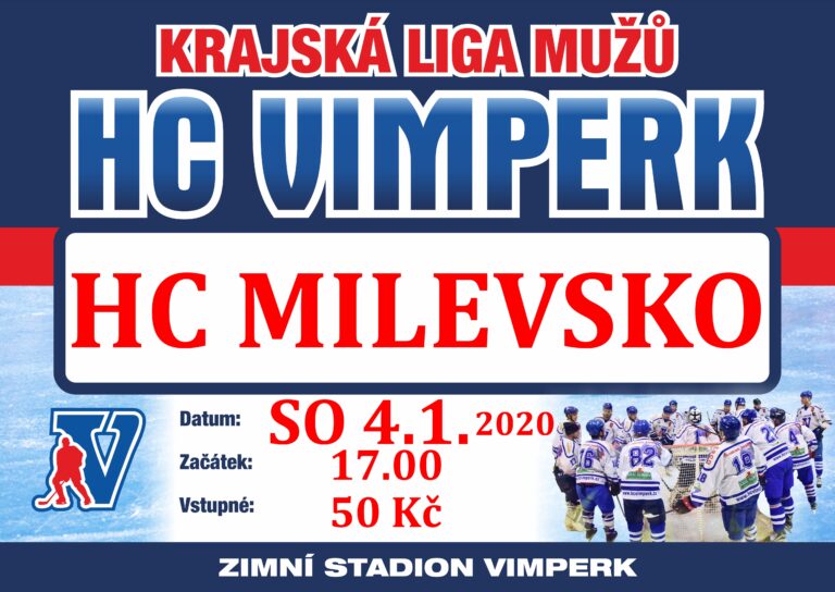 HC Vimperk – HC Milevsko v sobotu