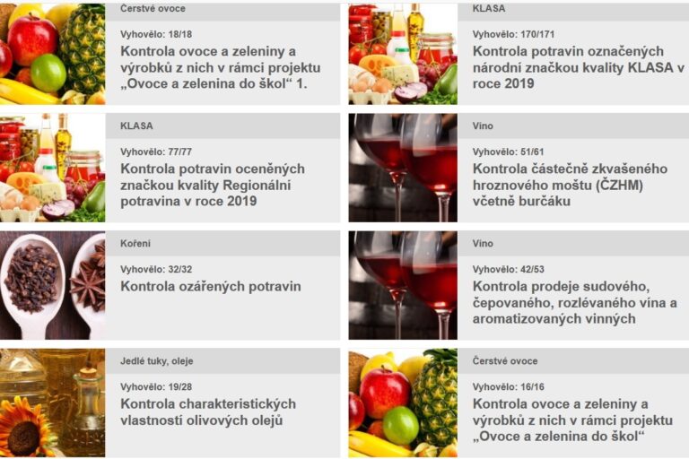 Vysoká kvalita potravin označených „Klasa“ a „Regionální potravina“