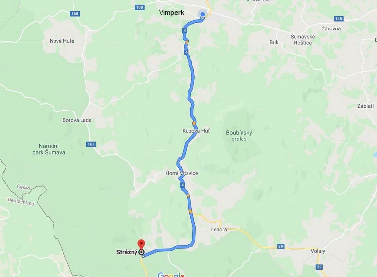 Ranní uzavírka Vimperk – Strážný