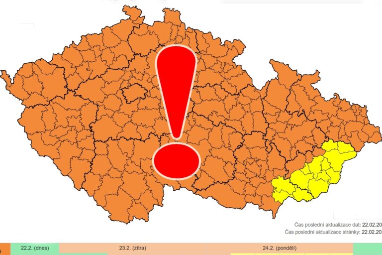 Výstraha před silným větrem – neděle i pondělí